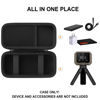 Picture of Supmay Hard Carrying Case for Garmin Xero C1 Pro Ballistic Precision Chronograph, Compact Chronograph Storage Holder with Mesh Bag fit USB Cable, Cleaning Cloth, USB Charging Adapters, Black