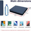 Picture of UNIMIRA iPad 11 Inches (2020-2022) Leather Portfolio Padfolio with Zippered, Navy Blue Business Case Organizer for 11" Tablet, Letter Notepad Case, Professional Corporate Gift