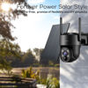 Picture of Kittyhok Solar Camera Security Outdoor | 2k Black Wireless Security Camera Outdoor, Solar Powered, 360° Viewing, Human Detection, Spotlight for Home Security, Local Storage
