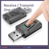 Picture of FENGHAISHUN USB BT5.0 Adapter 4 in 1 Wireless Stereo Audio Adapter Receiver Transmitter with 3.5mm AUX Cable for Speaker PC Car TV Home Audio System