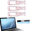 Picture of Webcam Cover, 3 Pieces, Laptop Camera Cover, Privacy Shielding Capacity is Twice as Big as The Traditional, Suitable for Computer Mobile Phones, laptops, Tablets and so on (Pink Marble)