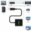 Picture of Anbear DisplayPort to VGA Adapter, Display Port to VGA Converter Gold Plated (Male to Female) for DisplayPort Enabled Desktops and Laptops to VGA Converter Connect Displays (Black, 5 Pack)