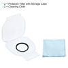 Picture of PATIKIL 46mm UV Filter, 2 PCS UV Protection Filter SLIM UV Protection Camera Lens Filter Aluminum Optical Camera Accessory Crystal Clear Pics for 46mm Camera Lens Filter Photography