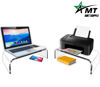 Picture of Mnixy AMT Premium Acrylic Clear Monitor Riser Laptop/PC/Multimedia Monitor Stand for Home Office (Small- 2 Pack)