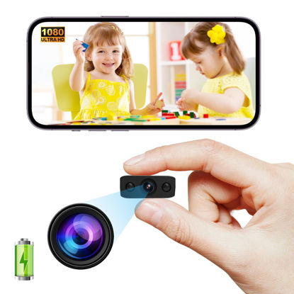 Picture of BEEDMXU Hidden Camera Wireless WiFi Spy Camera 2024 Upgraded Nanny Cam Security Surveillance Camera for Home Office - Indoor Camera with Motion Detection Night Vision