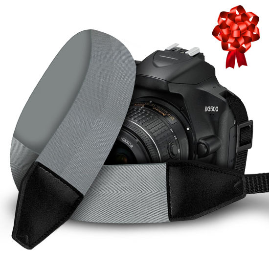 Picture of Art Tribute Camera Strap For Photographers Padded Universal Fit Neck Shoulder & Crossbody Strap Quick Release For DSLR/SLR/Mirrorless Canon Nikon Sony Olympus Compatible Great Gift for Photographers