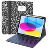 Picture of Supveco Keyboard Case for iPad 10th Generation 10.9 Inch with Pencil Holder-[Multi Viewing Angles],7 Colors Backlit Wireless Detachable Folio Keyboard Cover for iPad 10th Gen 2022-Notebook