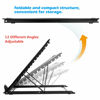 Picture of IMAGE Light Pad Stand A3 Light Box Stand 12 Angle Points Adjustable Laptop Stand Foldable and Ventilated Metal Stand for Diamond Painting, Drawing