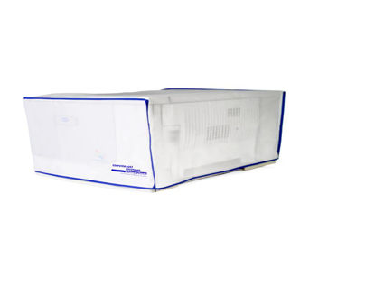 Picture of Dust and Water Resistant Silky Smooth Antistatic Vinyl Computer CPU dust Cover (17W x4H x14D)
