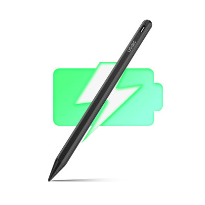 Picture of Stylus Pen for iPad,Pen for iPad 9th&10th Generation,Active Pencil Compatible with (2018-2023) Apple iPad Pro 11&12.9 inch 3/4/5/6th, iPad 6/7/8/9/10th, iPad Mini 5/6th, iPad Air 3/4/5th Gen-Black