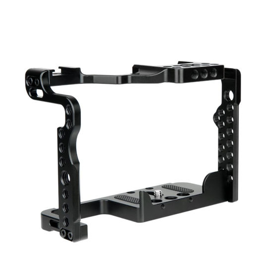 Picture of NICEYRIG Cage for Panasonic Lumix G9/GH5II/GH5/GH5S, with NATO Rail Cold Shoe - 349