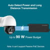 Picture of 90W Ultra Gigabit PoE++ Injector, IEEE 802.3 bt /802.3at/802.3af Compliant, Up to 90W Ultra Power Supply, 10/100/1000Mbps, Compatible with TRENDnet TPE-119GI