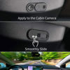 Picture of ThtRht 6 Pack Webcam Lens Cover Computer USB Camera Shutter Cap Adhesive Privacy Switch Hood Blocker for Tesla Model 3 Y Interior Logitech HD Pro iPad MacBook Tablet Laptop Stream Web Cams