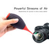 Picture of FUSMYE 2 Pack Air Blower Blaster Dust Cleaner with Cleaning Brush Cloth, Camera Cleaning Kit Camera Lens Blower, for Sensor LCD Screen Microscopes Musical Instruments Keyboards Telescope Filters