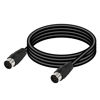 Picture of CERRXIAN DIN 13 PIN Male to Male Electrical Signal Control Cable, UL2919 OD9.0MM 13 PIN Extension Cable (M-M) (1.5m Black)