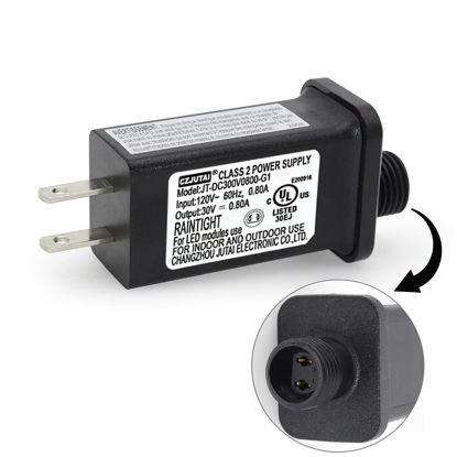 Picture of 30V 24W LED Power Supply,Transformer for CZJUTAI JT-DC300V0800-G IP44 30V24W /12W /9W /7.2W /6W /4.5W /3.6W for Christmas Lighting, String Light,Projector Light, Lawn Lamp, Inflatable Device [X8S4]