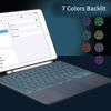 Picture of Wireless Bluetooth Keyboard with Touchpad for ipad - 7 Colors Backlit - Ultra-thin Keyboard Rechargeable for iPad Pro/iPad Air/iPad 9.7/iPad 10.2/iPad Mini and Other iOS Android Windows Devices