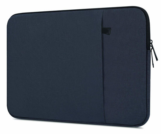Picture of 15.6 inch Laptop Sleeve Case for HP Envy X360/Pavilion 15, HP Victus 15.6", Lenovo IdeaPad 15, Dell Inspiron/Latitude 15, Acer Aspire 15, ASUS ZenBook, Water-Restistant 15.6 Computer Bag -Navy Blue