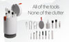 Picture of 20-in-1 Multi-Functional Keyboard Cleaner Kit for Laptops, Smartphones, Tablets, Computers, Airpods, with Keycap, Switch and Sim Card Remover (White)