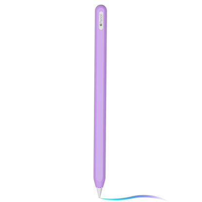 Picture of Ultra Thin Silicone Skin Cover Compatible with Apple Pencil 2nd Gen, Protective Silicone Case for iPad Pro 11 12.9 inch 2018 Pencil Case Shockproof Soft Silicone Sleeve (Lavender purple)