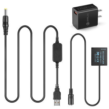 Picture of Raeisusp DMW-DCC11 DC Coupler DMW-BLG10 Dummy Battery + USB Cable DMW-AC8 + Adapter for Panasonic Lumix DMC GF6 GX7 GF3 GF5 ZS100 ZS60 LX100 GX85 DC-ZS70 L7