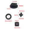 Picture of FDXGYH 1pcs Camera Hot Shoe Adapter 1/4" Female Thread to Hot Shoe Adapter with 1/4 to 1/4 inch Male Screw