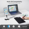 Picture of Parblo Intangbo X7 Drawing Tablet 7.2x4.5 inch Graphics Tablets,Digital Drawing Tablet with Mode Switch,6 Customized Keys,Battery-Free Stylus S01 for Digital Art,Design,Work with Window/Mac,Android