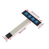Picture of Ruiwaer 4PCS Matrix Array 4 Key Membrane Switch Keypad Keyboard Membrane 1x4 Keypad
