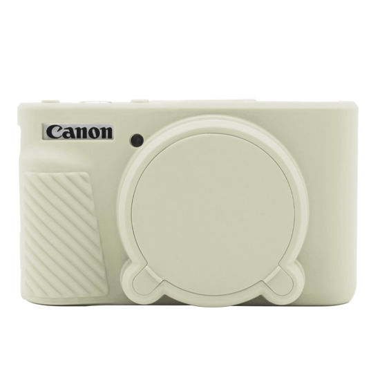 Picture of SX740 Camera Case, SX740 Camera Cover Silicone Sleeve Protective Case, Anti-Scratch Soft Camera Body Skin for Canon PowerShot SX740/SX730 HS Digital Camera,Beige