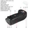 Picture of DSTE Replacement for Multipower Battery Grip MB-D18 Compatible Nikon D850 Digital SLR Camera as EN-EL15 EN-EL18A