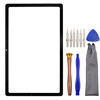 Picture of Tablet Front Glass Screen Repair Part for Samsung Galaxy Tab S7 SM-T870 SM-T875 with Tool Kit Black 11.0"