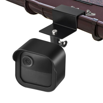 Picture of delilyn Gutter Mount for All-New Blink Outdoor 4 (4th Gen)&(3rd Gen), Weatherproof Protective Housing + 360°Swivel Adjustment Rust-Proof Bracket with Aluminum Alloy for Blink Outdoor Camera, No Drill