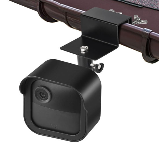 Picture of delilyn Gutter Mount for All-New Blink Outdoor 4 (4th Gen)&(3rd Gen), Weatherproof Protective Housing + 360°Swivel Adjustment Rust-Proof Bracket with Aluminum Alloy for Blink Outdoor Camera, No Drill