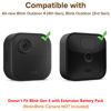 Picture of delilyn Gutter Mount for All-New Blink Outdoor 4 (4th Gen)&(3rd Gen), Weatherproof Protective Housing + 360°Swivel Adjustment Rust-Proof Bracket with Aluminum Alloy for Blink Outdoor Camera, No Drill