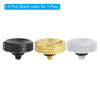 Picture of PATIKIL Camera Shutter Button, 3 Pack Soft Shutter Release Button Pure Copper Camera Button Carved, Silver Black Golden for Nikon for Fujifilm for Leica