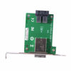 Picture of Cablecc Dual Ports Mini SAS HD SFF-8644 to Internal SAS HD SFF-8643 PCBA Female Adapter with Low Profile Bracket