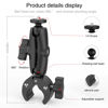 Picture of Taisioner Super Camera Clamp Mount 3.6" Socket Arm 360°Ball Head Magic Arm 1/4" Thread for Canon Nikon/Digital Camera/DSLR/Gopro/Insta360/LED Light(Gopro Adapter,Phone Holder)