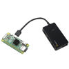 Picture of MakerSpot Micro USB OTG Hub for Raspberry Pi Zero 4 Port High Speed Sync and Extension Cable Adapter Also Works with Android Tablet Raspbian Jessie Linux