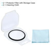 Picture of PATIKIL 72mm UV Filter, 2 PCS UV Protection Filter Slim UV Protection Camera Lens Filter Aluminum Optical Camera Accessory Crystal Clear Pics for 72mm Camera Lens Filter Photography