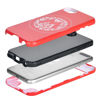 Picture of SupBo Case for ipod touch 6/7Generation - Anime Cartoon Kawaii Red&White Ball Pattern Hard PC and Inner Silicone Hybrid Armor Defender Case for ipod touch 5/6, ipod touch 7 (Plumber Brother M)