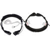Picture of Lsgoodcare 3.5MM Plug Adjustable Throat Mic Anti-Noise Tactical Neckband Vocal Hands-Free in-Ear Military Air Tube Covert Earpiece Headset Compatible with PC Computer PS5 Cellphone Ect 3.5MM Device