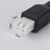 Picture of 2 Pcs Parking Sensors Extension Cord Parktronic Backup Radar 2 Pin Cable Line Kit for Car Auto Vehicle