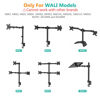 Picture of WALI Mounting Plate 75 by 75 mm to 100 by 100 mm Only for WALI Monitor Mounting System, 1 Pack, Black
