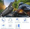 Picture of cepkquis Motorcycle Bluetooth Helmet Intercom,Motorbike Dirt Bike Headset Headphone with Noise Cancellation Music Player, 30M Intercom for Full-face Helmet Waterproof 2 Pack