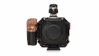 Picture of Tiltaing Kit A Compatible with Panasonic BGH1 + BSH1 Camera - Black | Wooden Handle, Cold Shoe Monitor Mount, 1/4"-20 and Arri Rosette Mounting Points | TA-T21-A-B