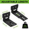 Picture of Suixing Adjustable Soundbar Mount, Universal Sound Bar Wall Brackets Works with Most Sound bar Mounts, Length Adjustable 3.4''-5.2'', Removable and Lockable Mounting Bracket