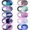 Picture of BENOSPACE 10pcs Laptop Camera Cover Slide Universe Webcam Cover Slide Starry Sky Ultra Thin Web Camera Cover for Laptop Desktop PC MacBook Pro iPad Smartphone Tablet Privacy Security Camera Blocker