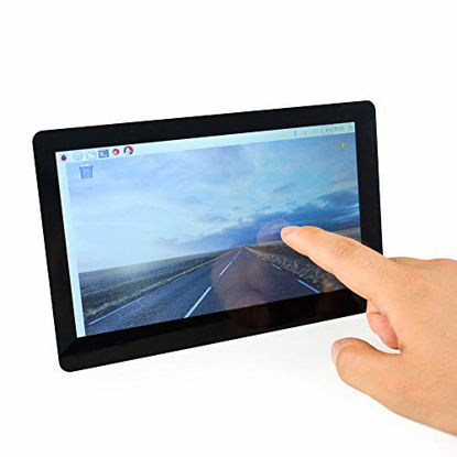 Picture of DFRobot 7 inch HDMI Display with Capacitive Touchscreen - 1024x600 - Supports Windows Linux and MAC OS - for Lattepanda Raspberry Pi and Other HDMI Device