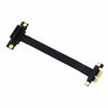Picture of SUPERPLUS PCI Express Adapter Cable x1 PCIe Adapter Cable PCI-e PCI Express 36PIN 1X Extension Cable pcie Riser Cable (90 Degree20cm Extension Cord)
