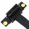 Picture of SUPERPLUS PCI Express Adapter Cable x1 PCIe Adapter Cable PCI-e PCI Express 36PIN 1X Extension Cable pcie Riser Cable (90 Degree20cm Extension Cord)